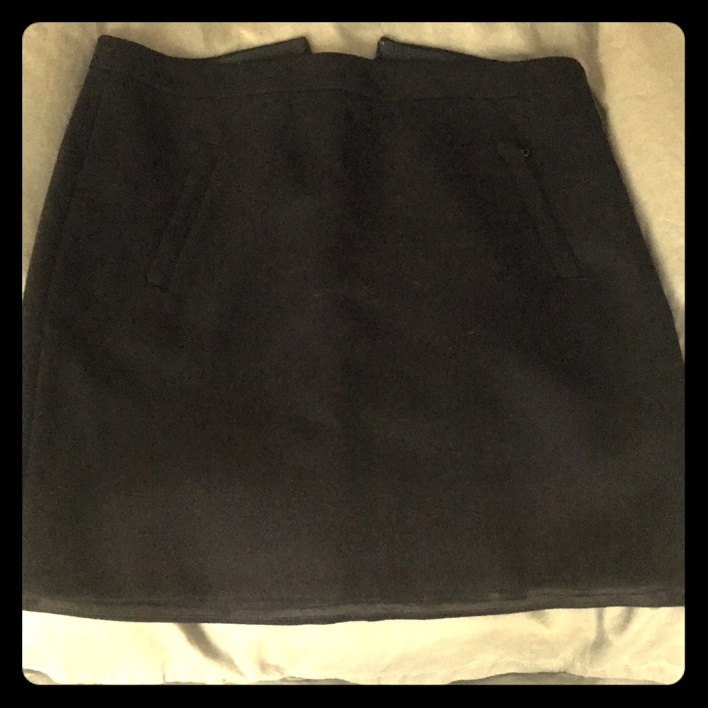 J Crew Navy Wool Skirt - excellent condition!